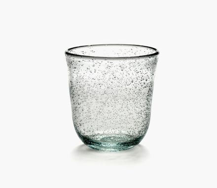 Serax Glass Transparent With Bubbles Pure