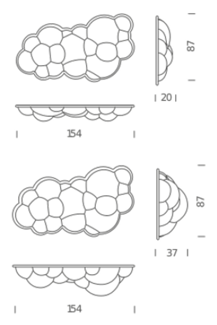 Nemo Nuvola Wall Ceiling