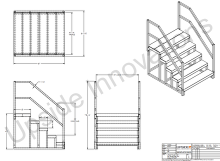 Upside Innovations Semi Truck Steps