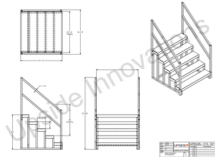Upside Innovations Semi Truck Steps