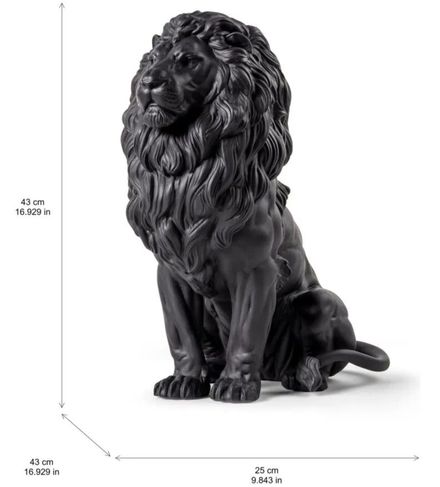 Lladro Majestic Lion Sculpture