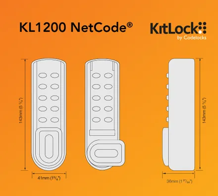 Codelock Kl1200 Netcode® Electronic Kitlock