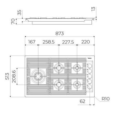 Foster Outline Gas Hobs