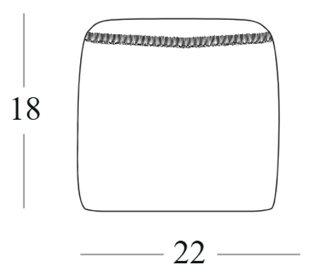 vincent sheppard Omar pouffe with fringe