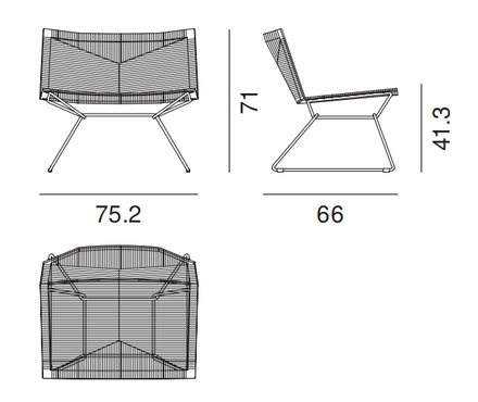 Mdf Italia Neil Twist Armchair Outdoor