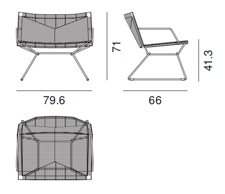 Mdf Italia Neil Twist Armchair Outdoor