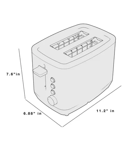 Ge Appliances GE 2-Slice Toaster