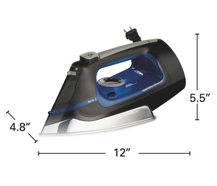 Hamilton Beach Retractable Cord Iron With Stainless Steel Soleplate