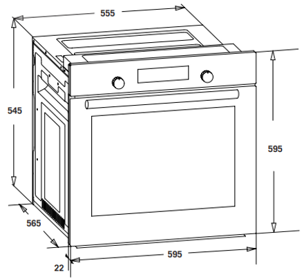 Cata MDS 8007 WH Oven