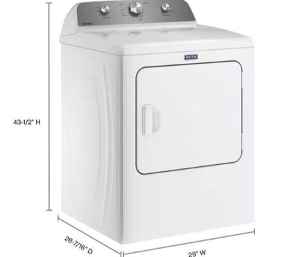 Maytag Top Load Electric Wrinkle Prevent Dryer - 7.0 cu. ft.