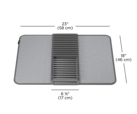 Umbra Udry Dish Drying Rack With Mat