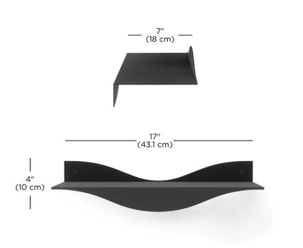 Umbra Surf Shelf, Set of 2