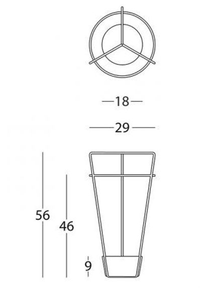 Memedesign Ambrogio Umbrella Stand
