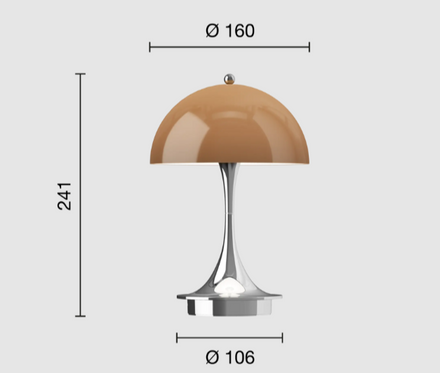 Louispoulsen Panthella Portable Lamp The Originals