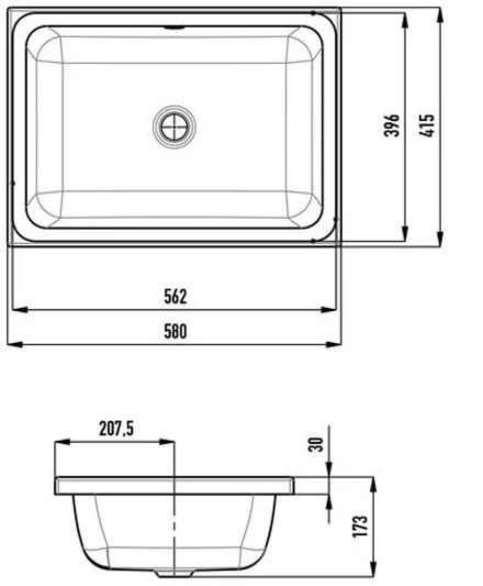 Kaldewei Cayono S Countertop Washbasin Mod.3189