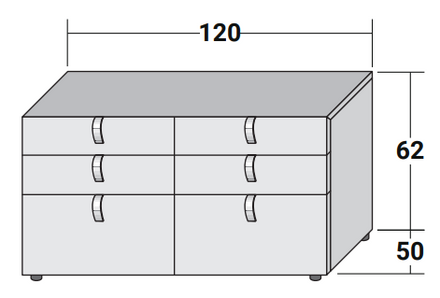Flou Splendor Chest Of Drawer