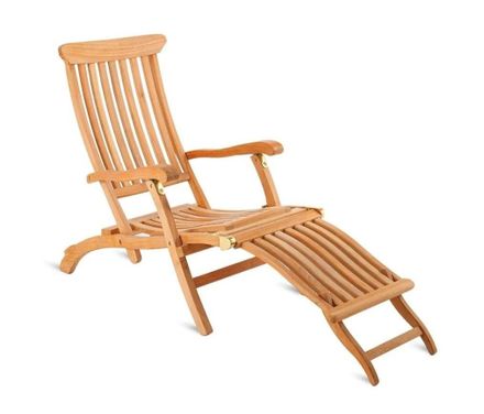Unopiu Titanic Folding Deckchair In Teak