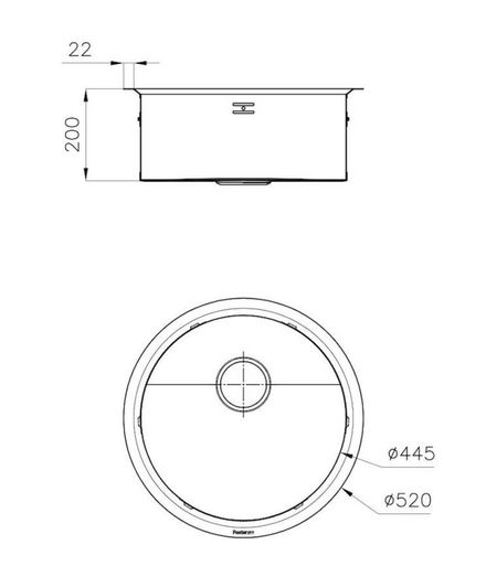 Foste Sink Giotto Vintage