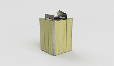 langley design Sheldon Litter Bin SLC302