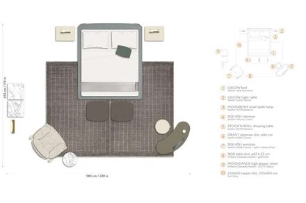 poltronafrau LieLow  Bed