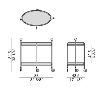 Porada Jet Food Trolley