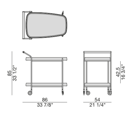 Porada Jet Food Trolley