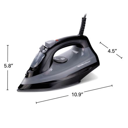Hamilton Beach Steam Iron With Extra-glide™ Soleplate