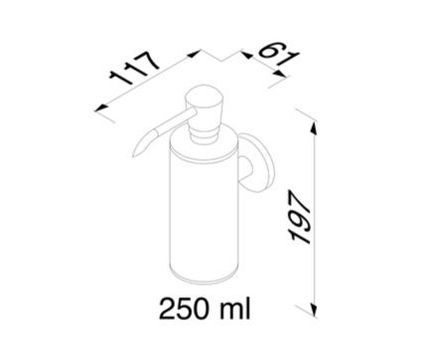 Geesa Soap dispenser 250 ml