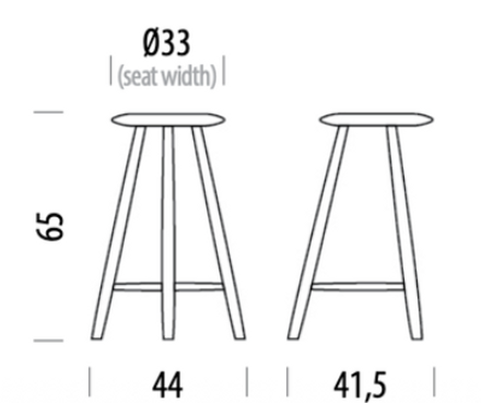 Gazzda Blanc Bar & Counter Stool