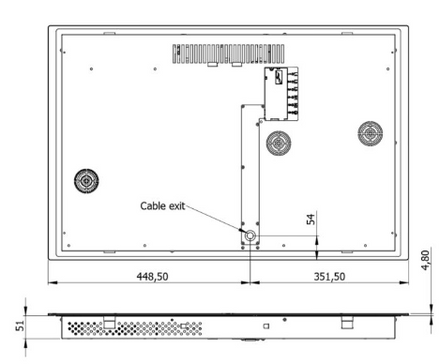 Galvamet 5-burner Induction Cooktop – Pearl Grey