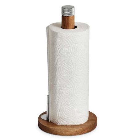 Gejst Sina kitchen roll holder oak/ steel