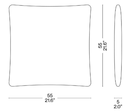 Cassina Frame Decorative Cushions Mirror