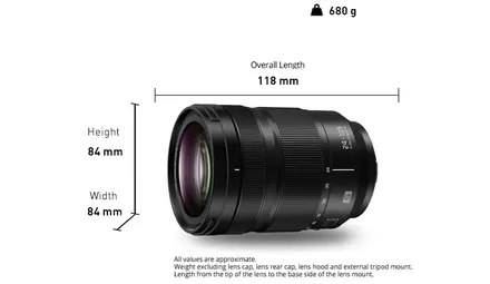 Panasonic Lumix L-mount S 24-105mm F/4 Macro O.i.s. Standard Zoom Lens Camera