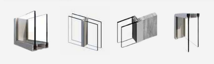 Apton Quartz Double Glazed Blend Partitioning