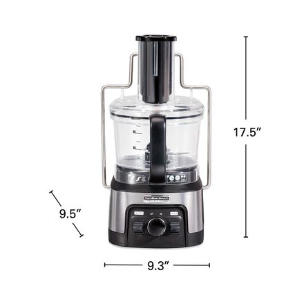 Hamilton Beach® Professional Spiralizing Stack & Snap™ Food Processor, 12 Cup, 70815