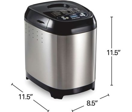 Hamilton Beach Artisan Dough & Bread Maker Black