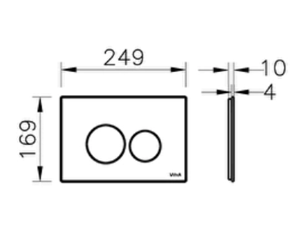 Vitra Origin Flush Plate