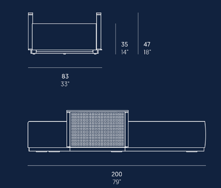 Gandiablasco Bosc Chaise lounge