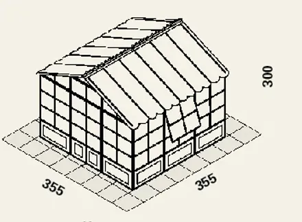 Unopiu Orangerie Freestanding Greenhouse With Polycarbonate Roofing