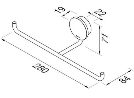 Geesa Toilet roll holder double