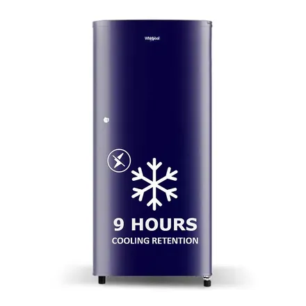 Whirlpool Wde 184l 3 Star Single Door Refrigerator - Sapphire Blue-y