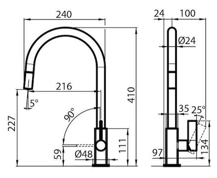 Foster Mixer Tap Delta Plus