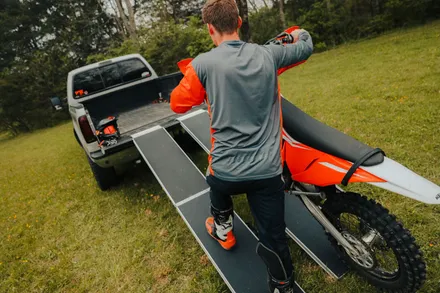 Ezaccess Strapless® Centerfold Motorcycle Ramp