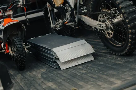 Ezaccess Strapless® Centerfold Motorcycle Ramp