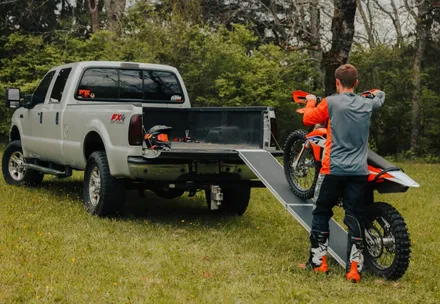 Ezaccess Strapless® Centerfold Motorcycle Ramp