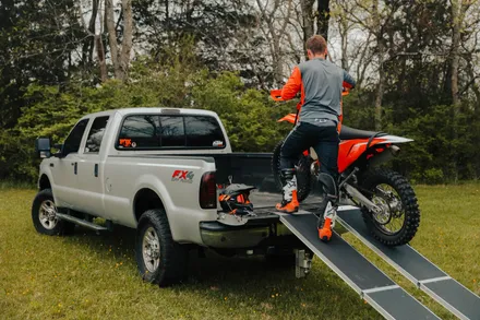 Ezaccess Strapless® Centerfold Motorcycle Ramp