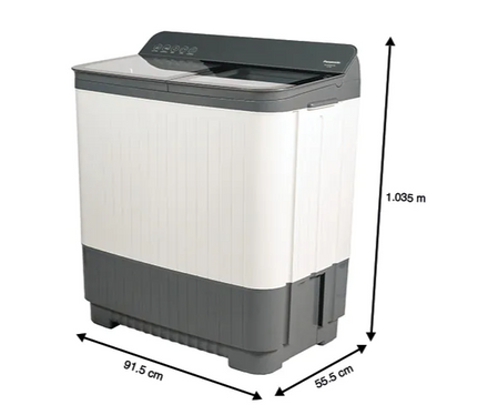 Panasonic 10 Kg 5 Star Semi-automatic Glass Lid Top Loading Washing Machine
