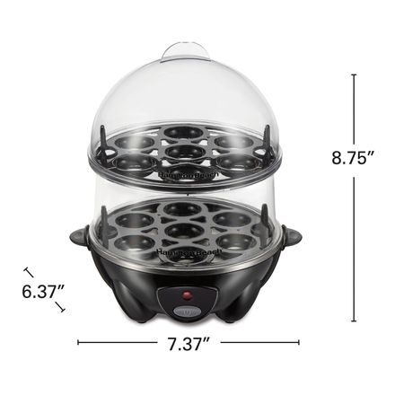 Hamilton Beach 3-in-1 Egg Cooker with 14 Egg Capacity