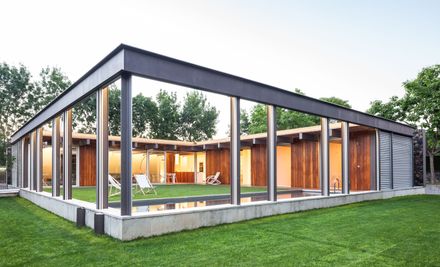 An open-air house