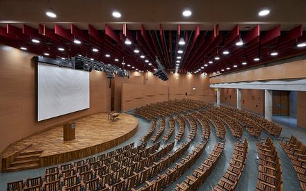 CEPT University Foundation Hall, Lecture Hall and Kund